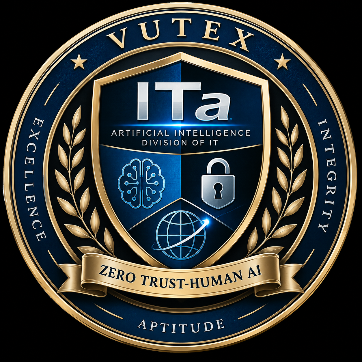 Vutex ITa seal: Excellence, Integrity, Aptitude